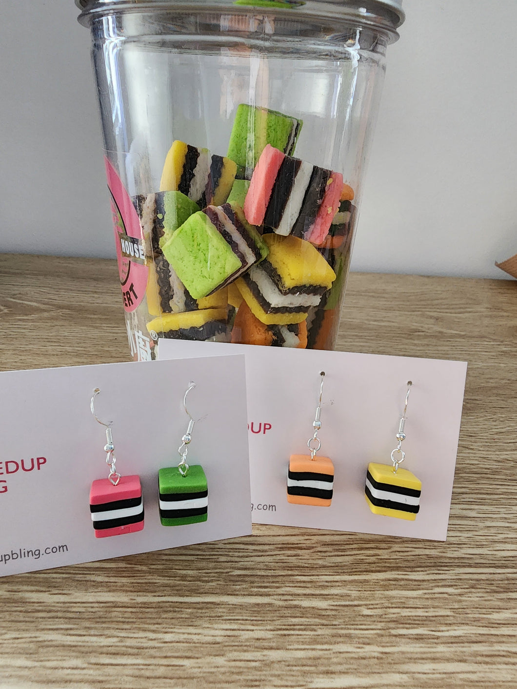 Licorice Allsorts Earrings