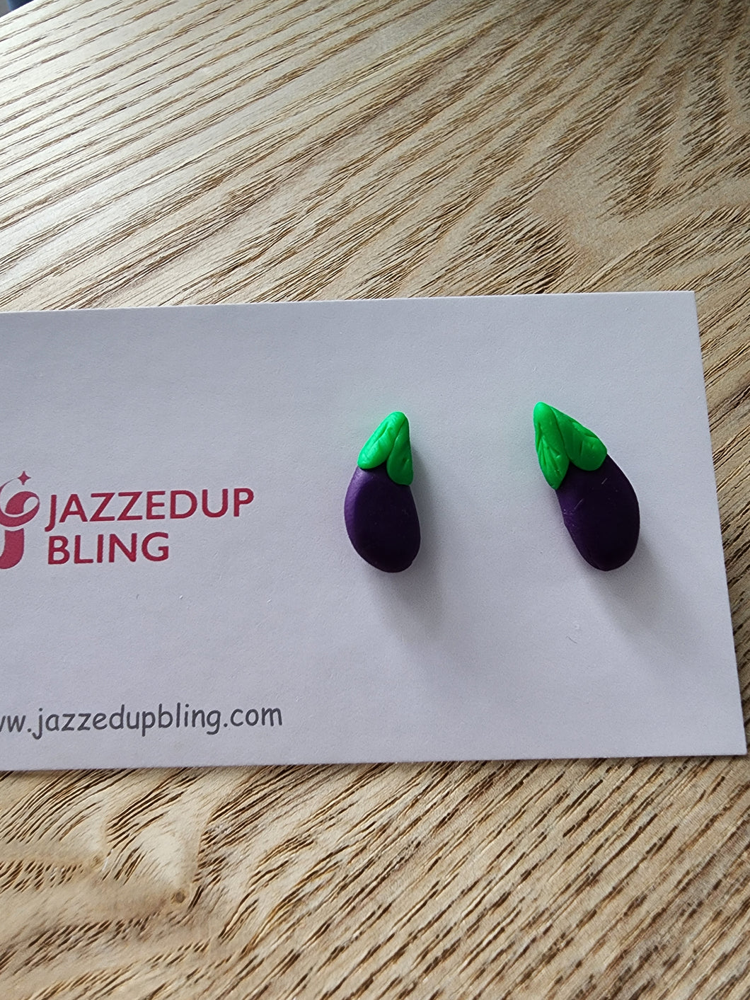 Eggplant  Earrings