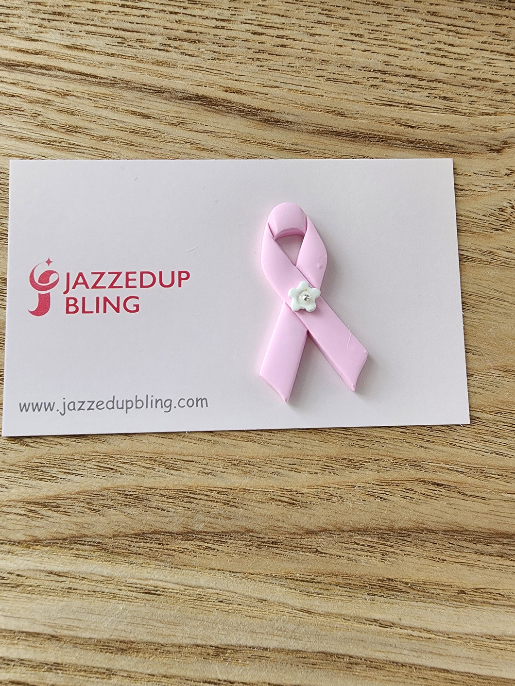 Pink Ribbon Brooch