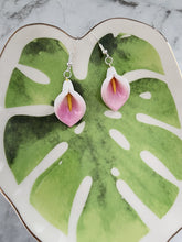 Load image into Gallery viewer, Calla Lily Bloom Dangles
