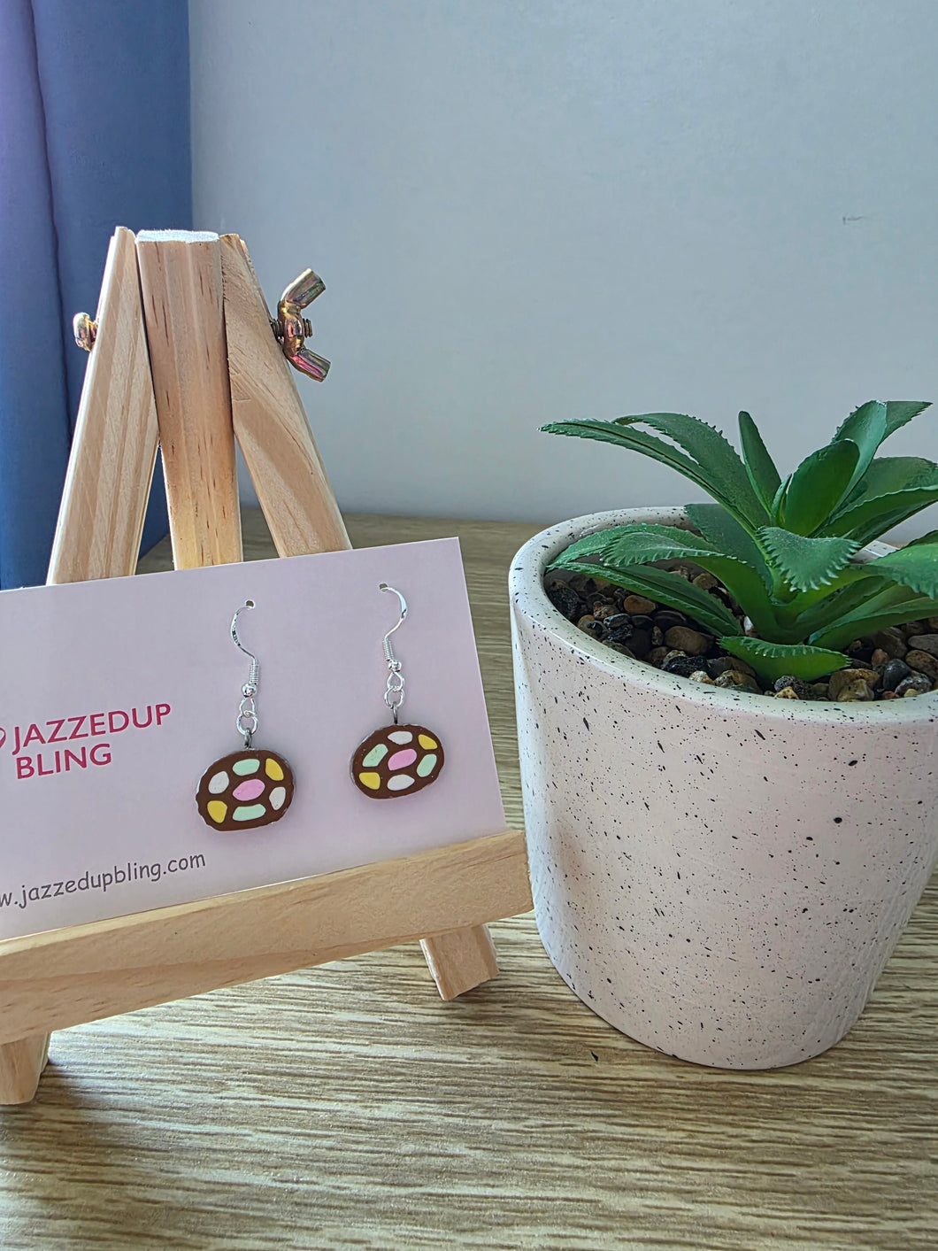 Lolly Cake Dangle Earrings – Kiwi-inspired handmade jewelry by Jazzed Up Bling