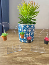 Load image into Gallery viewer, Final clearance – Potted Succulent resin dangle earrings, lightweight and affordable.
