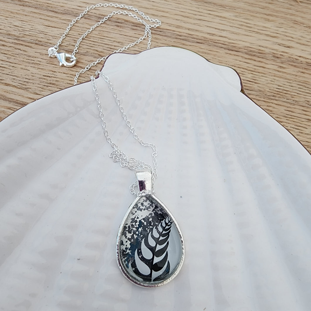Silver Fern Necklace