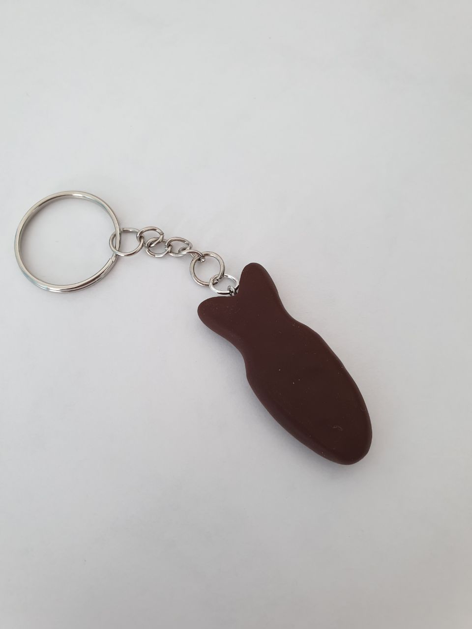 Chocolate Fish Keychain