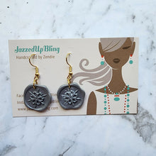 Load image into Gallery viewer, Christmas Wax Seal Earrings - Silver
