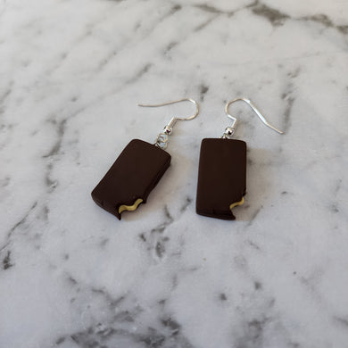 Handmade Pineapple Lumps earrings – chocolate Kiwi lolly jewelry